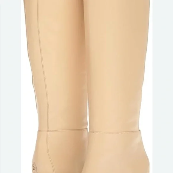 NEW- Sam Edelman Women's SHAUNA Off White Knee High Boots in Eggshell / Cream - Picture 14 of 17
